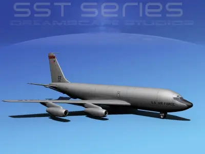 Boeing KC-135E Stratotanker LPSS V02 3D model