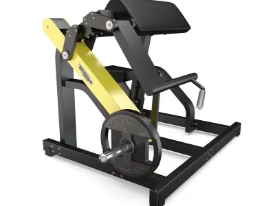 Technogym - Plate Loaded - Biceps 3D model