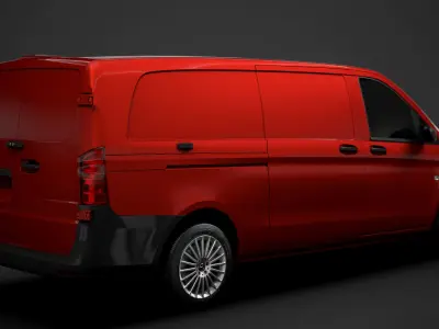 Mercedes Benz Vito Panel Van L3 2019 3D model