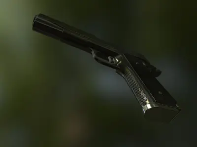 Citadel 1911 9mm Pistol Low-poly 3D model