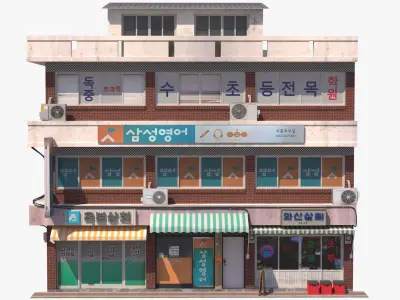 Saetgol -ro Building 3D model purchase