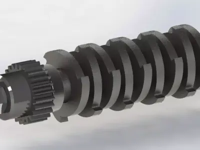 Shreder Grinder and Crusher Free 3D model