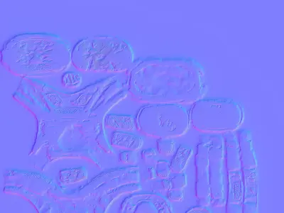 military vest game ready UE5 Low-poly 3D model