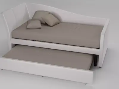 Brinkley Twin Daybed Free 3D model