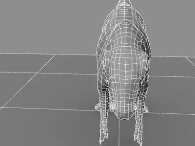 Allosaurus dinosaur 3D model