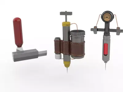 FALLOUT ITEM JET PSYCHO STIMPAK 3D print model