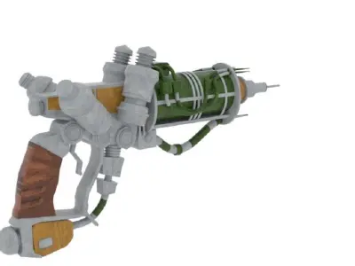  Fallout New Vegas Plasma Pistol 3D model