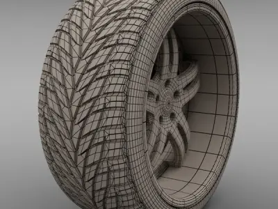 Savini Forged SV-1S Wheel 3D model