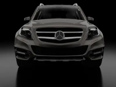 Mercedes-Benz GLK 350 SUV 2014 Free 3D model
