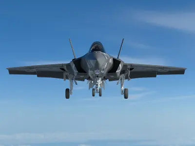Powerful F35CF 3D model