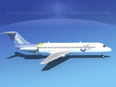 Douglas DC-9-30 ValueJet 3D model