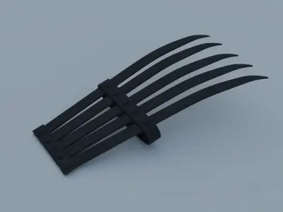 Tekkokagi Weapon 3D model