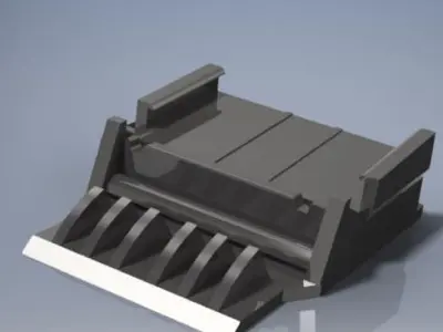 Hair polisher revised 3D model