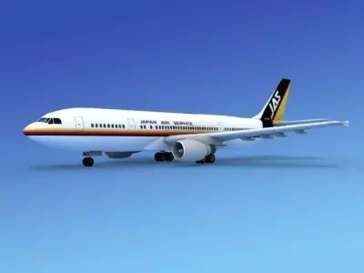 Airbus A-300 JAS 3D model