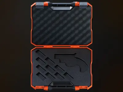 Emergency Flare Kit Low-poly 3D model