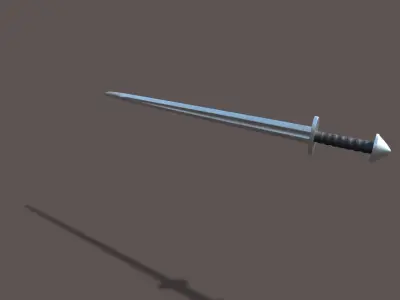 PBR Viking Sword HighPoly 3D model