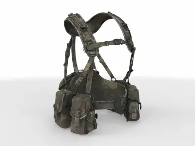 tactical vest 03 3D model