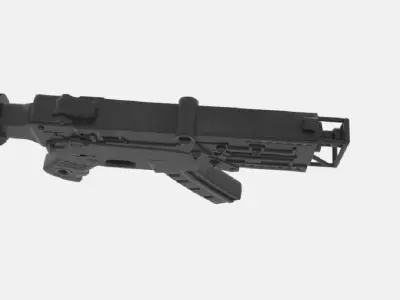  Fallout 3 SMG 3D model