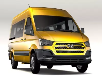 Hyundai H350 Minibus SWB 2017 3D model