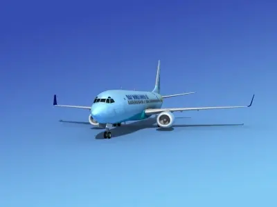 Boeing 737-800 Gulf Shores Charter 3D model
