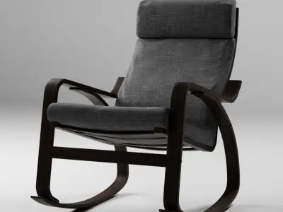 Poang2 Armchair high-poly Free 3D model Free 3D model
