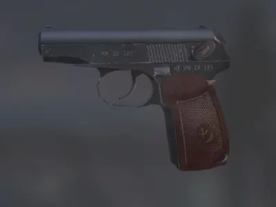 Survival Game-Ready Weapon Pack FK BRNO Type 99 and More Low-poly 3D model