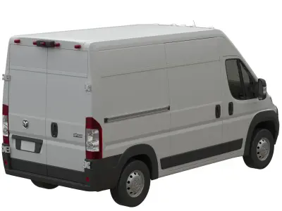 2024 Ram ProMaster L2H2 Detailed interior 3D model