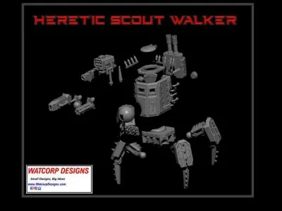 Heretic Scout Stalker 3D print model