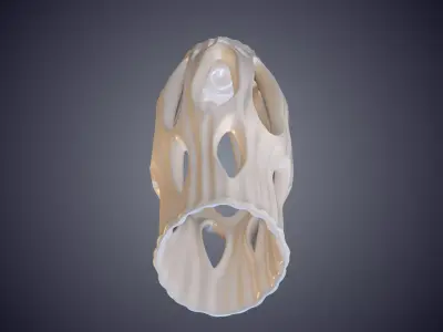 Futuristic Parametric Voronoi Vase Statue PM-904 3D print model