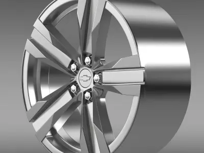 Chevrolet Camaro ZL1 2012 rim 3D model