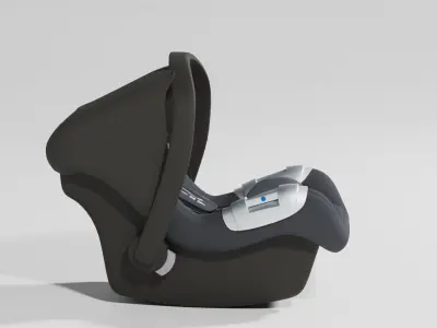 ABC Design Jixy Hug 0-13 kg baby car seat S Low-poly 3D model