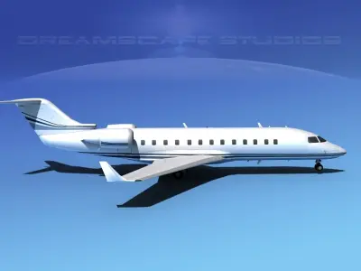 Bombardier Challenger 850 V06 3D model