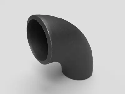 Elbow Pipe Long Radius 2 inches 3D model