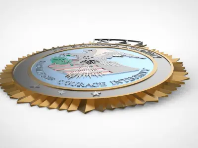 FBI National Academy Seal 3D print model
