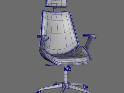 Gaming chair Free 3D model purchase
