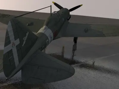 Reggiane Re-2005 Sagittario 3D model