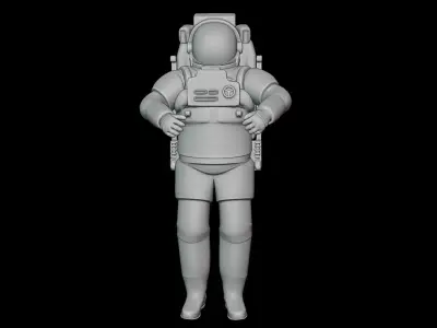 Astronaut space suit 3D print model