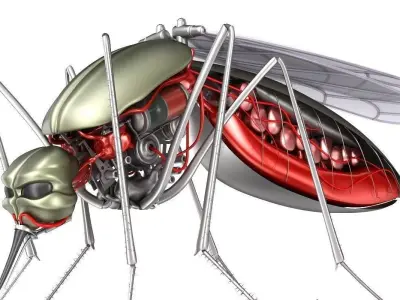 Mosquito robot bloodsucker 3D model