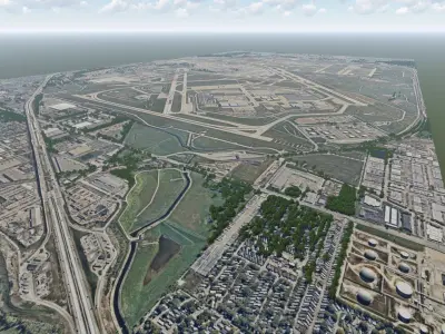 OHare International Airport 3D model