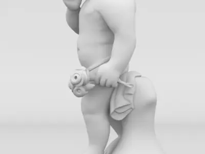 Child Sculpture 3D model 3D print model