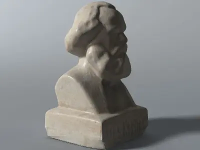 Karl Marx Bust 3D model