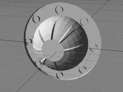 Personal Armor Shield - Medieval Langobart 3D model