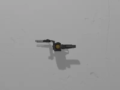 Low Poly M320 Grenade Launcher Game Ready Weapon Low-poly 3D model