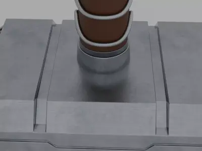 Hammer of Thor - Mjolnir Low-poly 3D model