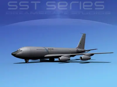Boeing KC-135E Stratotanker LPSS V06 3D model