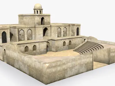 Arab x22 Low-poly 3D model