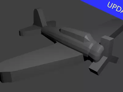 Japanese B5N Kate Torpedo Bomber Free 3D print model