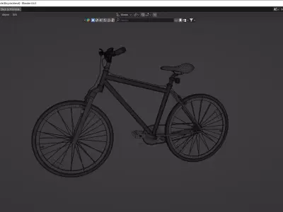 Realistic Bicycle 3D Model 3D model