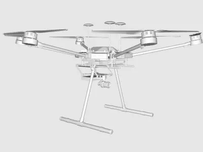 dji matrice 600 pro 3D model