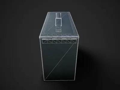 Small Ammobox Low-poly 3D model